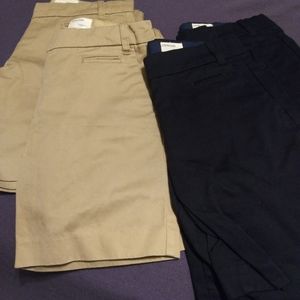 School Uniform JCrew bundle 4pr Khaki shorts